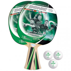 Set Premium 2 jucatori tenis de masa Donic-Schildkröt - Top Team 400 - 788495
