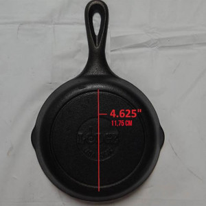 Tigaie adanca rotunda din fonta cu maner Lodge 16,5 cm