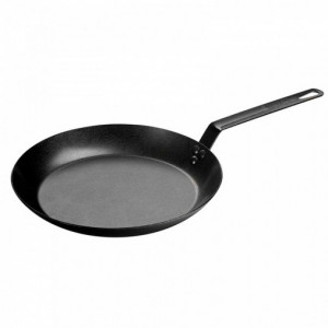 Tigaie adanca rotunda din otel carbon cu maner Lodge 30 cm L-CRS12