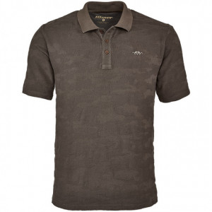 Tricou Polo Blaser Jacquard Maro