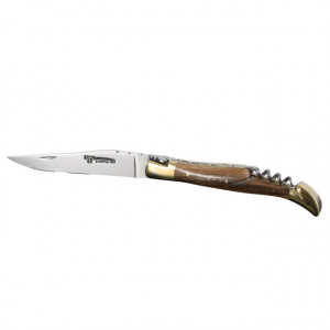 Briceag cu Tirbuson Laguiole en Aubrac, Maner Nuc lama 12cm - LGL0312NOL/FSJ1