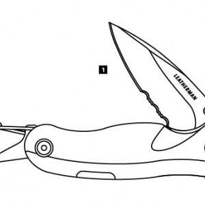 Briceag Leatherman Crater C33LX lama 6.6cm - 860121N