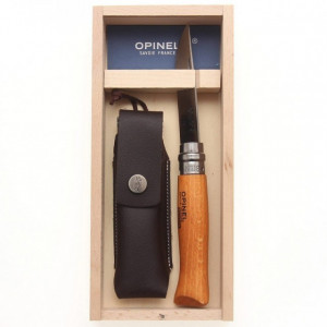 Briceag Opinel N°08 Carbon + Teaca, 8.5cm - 000815
