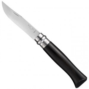 Briceag Opinel N°08 Inox Abanos, 8.5cm - 001352