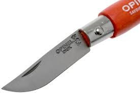 Briceag Opinel Nr.02 Portocaliu Inox Breloc, lama 3.5cm - 002272