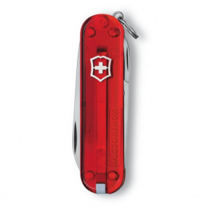 Briceag Victorinox Classic SD, rosu transparent - 0.6223.T