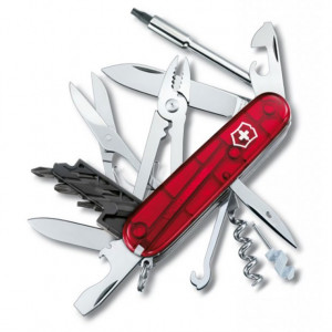 Briceag Victorinox CyberTool M, rosu transparent - 1.7725.T