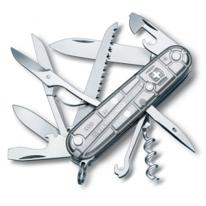 Briceag Victorinox Huntsman Silvertech, argintiu transparent - 1.3713.T7