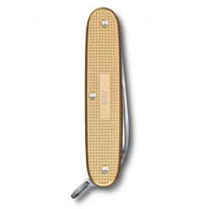 Briceag Victorinox Pioneer Alox, Champagne Gold - 0.8201.L19 - Limited Edition 2019