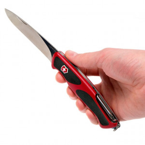 Briceag Victorinox RangerGrip 53, rosu/negru - 0.9623.C lama