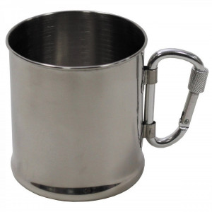 Cana inox cu carabina, 220 ml, cu carabina Fox Outdoor - OUTMA.33382