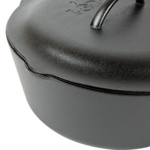 Ceaun din fonta cu capac - cuptor olandez Lodge 30 cm 6,7 litri - L-10DO3