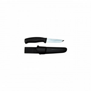 Cuţit Morakniv Companion, Heavy Duty BLACK cu lama groasă din INOX lama 10.4cm - 13159
