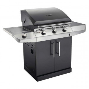 Gratar pe gaz cu 3 arzatoare din inox, TRU-Infrared, gratare din fonta, Char-Broil Performance T36G Black - 140711