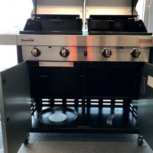 Gratar pe gaz din inox Ghar-Broil Double Header Professional 4600S - 140754 7