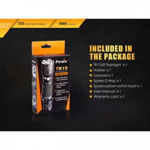 Lanterna Fenix TK15UE 1000 lumeni 325 metri cutie