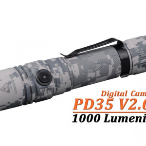 Lanterna Tactica Fenix PD35 V2.0 Digital Camo - 1000 Lumeni - 250 Metri