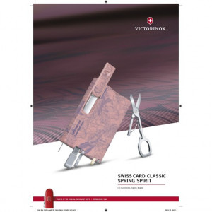 Multifunctional Victorinox SwissCard Classic Spring - 0.7155 - Limited Edition poster