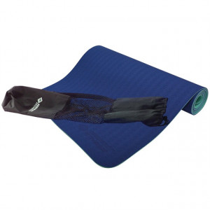 Saltea pentru yoga bicolora albastru/verde Schildkröt