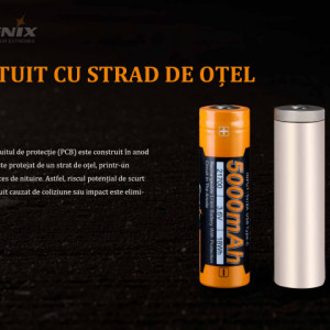 Acumulator 21700 - 5000mAh - Acumulator USB Type-C - ARB-L 21-5000U 6