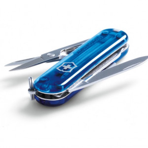 Briceag Victorinox Signature, albastru transparent - 0.6225.T2