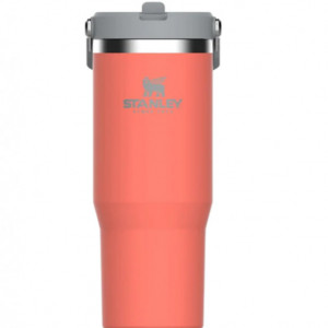 Cana Termoizolanta cu pai The IceFlow Flip Straw Tumbler Guava Pink 0.89L / 30oz - 10-09993-195