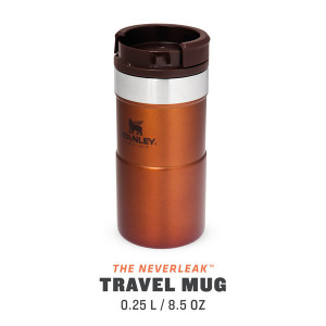 Cana Termoizolanta Stanley The NeverLeak Travel Mug Maple 0.25L - 10-09856-010