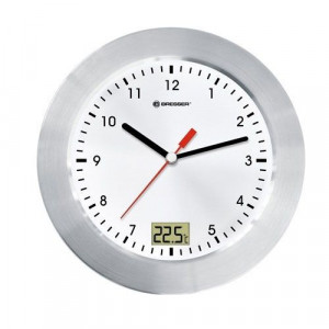 Ceas de perete cu termometru Bresser MyTime RC - 8020112