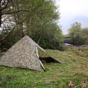 Cort 1 Persoane DD SuperLight –Pyramid- camuflaj - 0707273932136 montat
