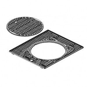 Gratar din fonta cu inel central detasabil pentru gratarele Campingaz seria 4 Select, Premium, Onyx - 5010006109