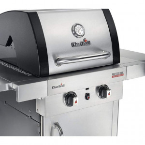 Gratar pe gaz din inox Char-Broil Professional 2200S TRU-Infrared - 140733 capac