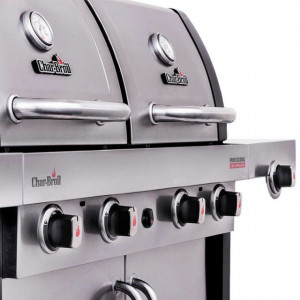 Gratar pe gaz din inox Ghar-Broil Double Header Professional 4600S - 140754 3