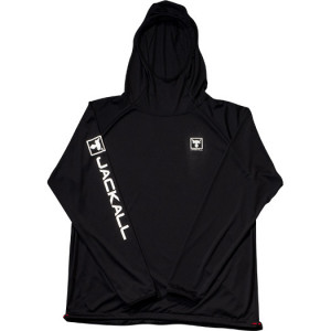 Hanorac Jackall Dry Light Hoodie Black Protectie UV