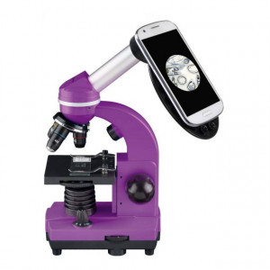 Microscop optic Bresser Junior Student Biolux SEL,violet - 8855600TJ5000