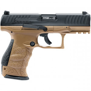 Pistol Airsoft Co2 Umarex Walther PPQ M2 T4E FDE CAL.43 CO2 Tan 4J - VU.2.4762