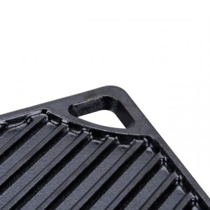Plita din fonta cu 2 fete neteda si grill Lodge 42,5 x 24 cm