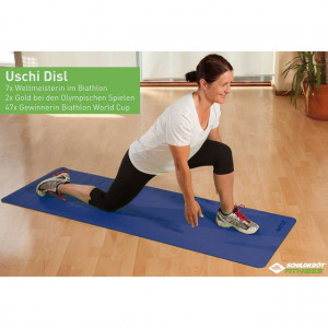 Saltea pentru yoga bicolora albastru/verde Schildkröt