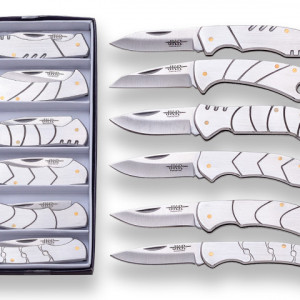 Set Joker 6 bricege, manere aluminiu - JKR0545