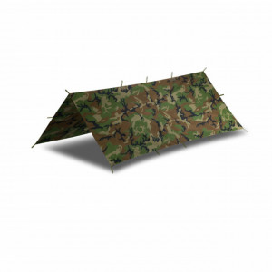 Tenda 2×2.5m Prelata Helikon-Tex Supertarp Small Woodland US- PO-STS-PO-03