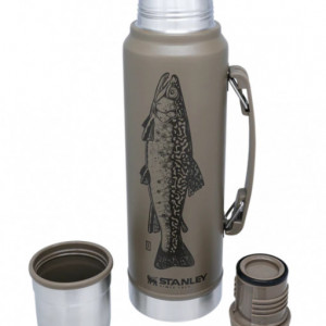 Termos Stanley Heritage Classic Bottle Brook Trout 1L - Peter Perch Design- 10-08266-054
