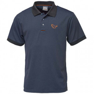 Tricou Polo Savage Gear Simply Savage Bleumarin