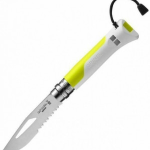 Briceag Opinel N°08 Inox Outdoor Fluo Yellow, lama 8.5cm - 002320