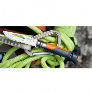 Briceag Opinel Nr.08 Inox Outdoor Portocaliu, lama 8.5cm - 001577