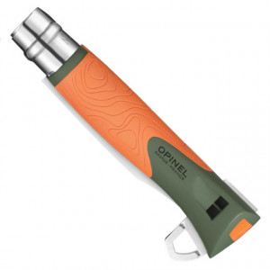 Briceag Opinel Nr.12 Inox Outdoor Explore Portocaliu, lama 10cm - 001974