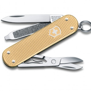 Briceag Victorinox Classic Alox Champagne Gold - 0.6221.L19 - Limited Edition 2019 unelte