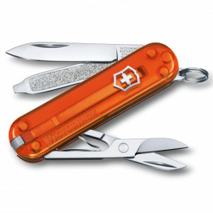 Briceag Victorinox Classic Colors Transparent, Fire Opal - 0.6223.T82G