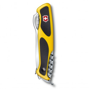 Briceag Victorinox RangerGrip Boatsman One Hand, negru/galben - 0.9798.MWC8 pe lung