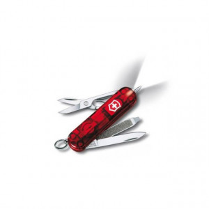 Briceag Victorinox Signature Lite, rosu transparent - 0.6226.T