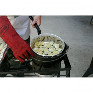 Ceaun din fonta cu friteuza 30 cm Camp Chef - CC-CP12 utilizare
