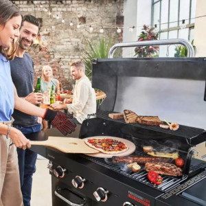 Gratar pe gaz din inox Char-Broil Professional Core B 4, grile din fonta, TRU-Infrared - 140916 5